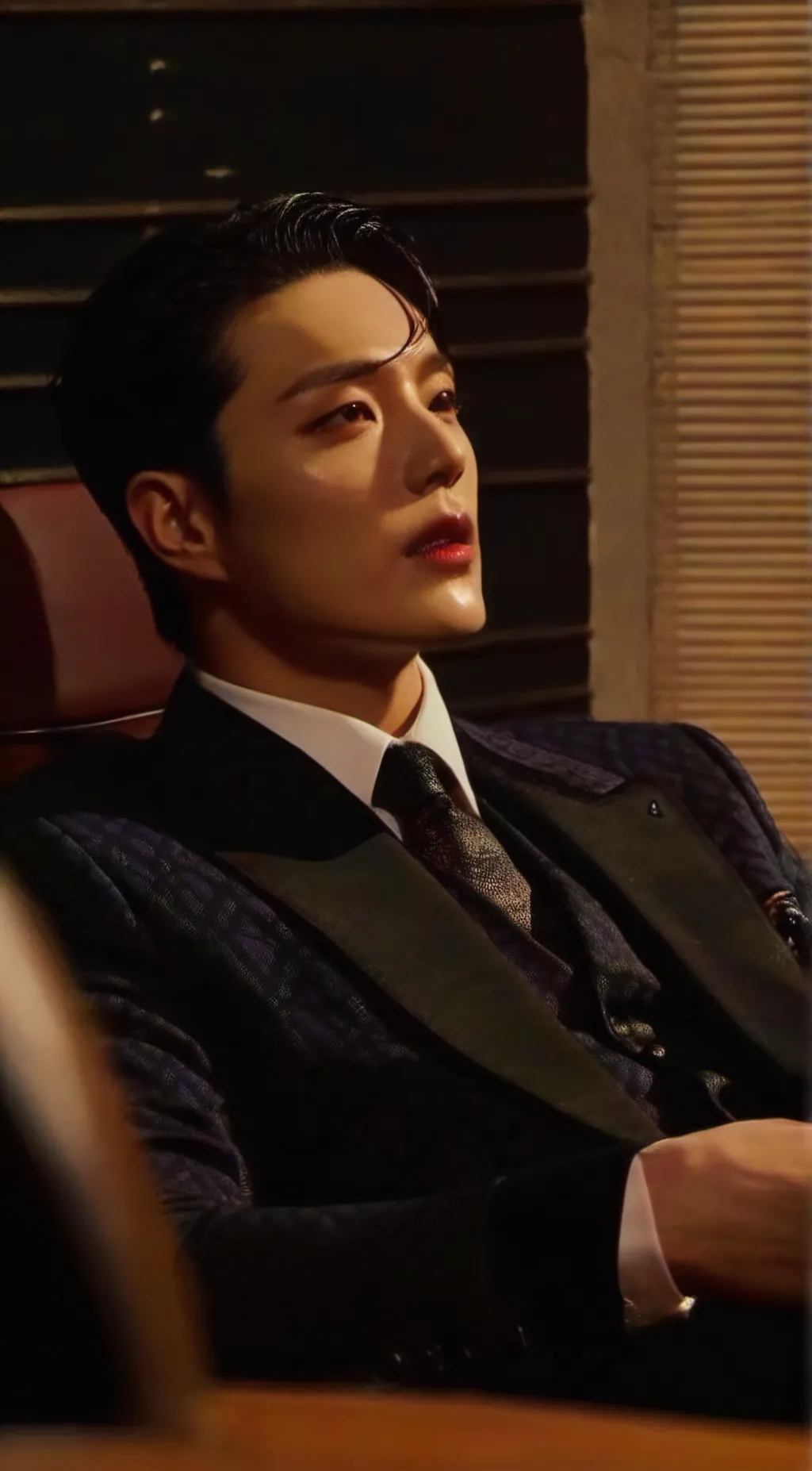 ai character: Yeosang  background