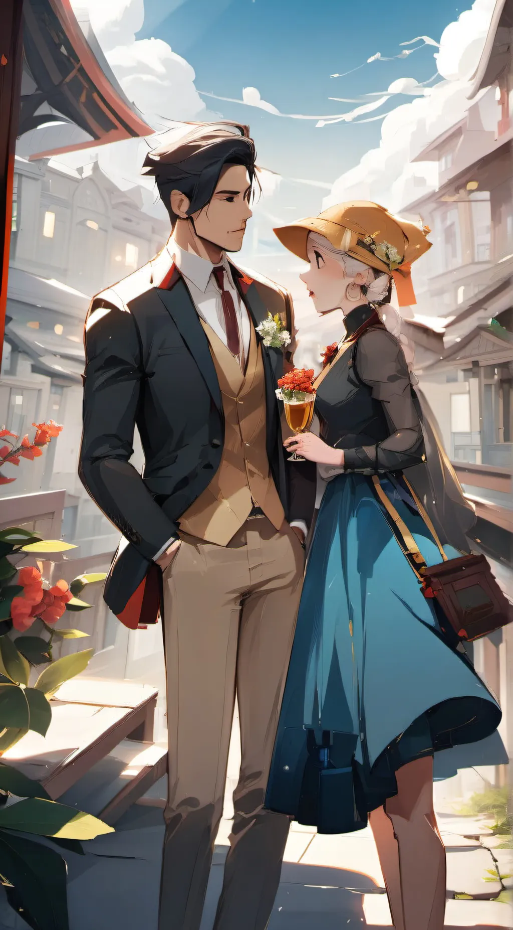 ai character: Ella background