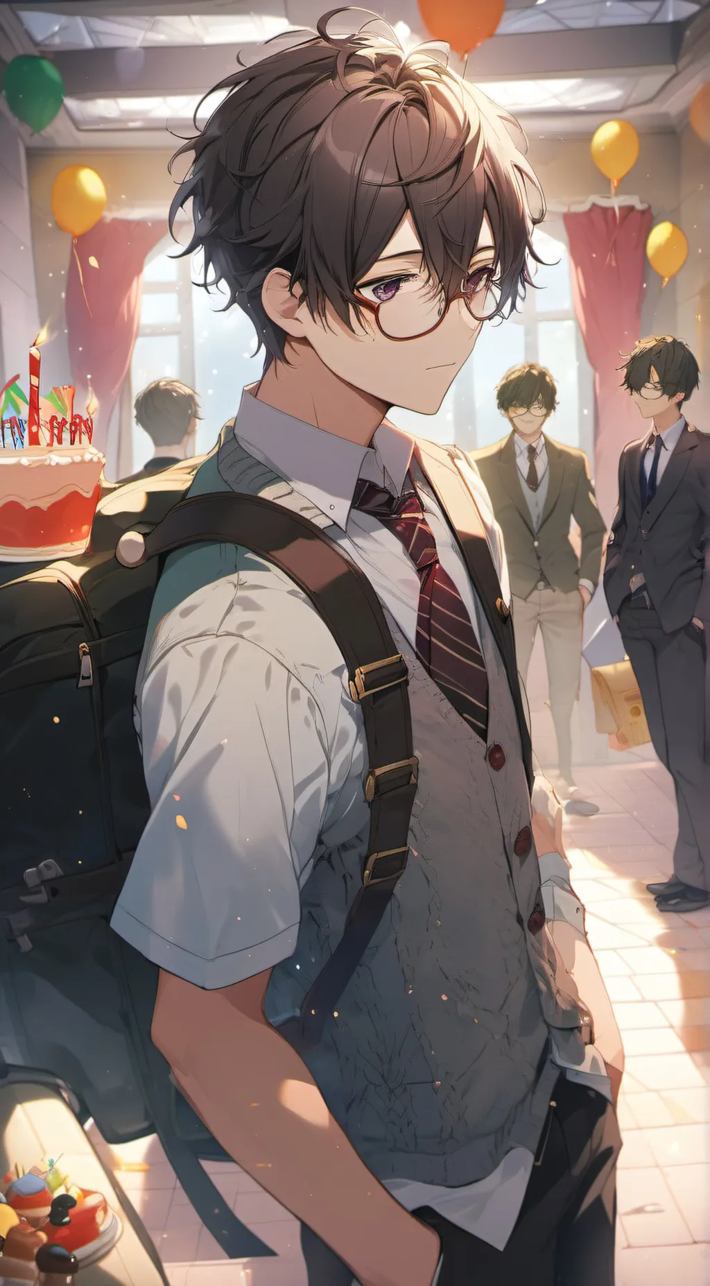 ai character: Oliver background