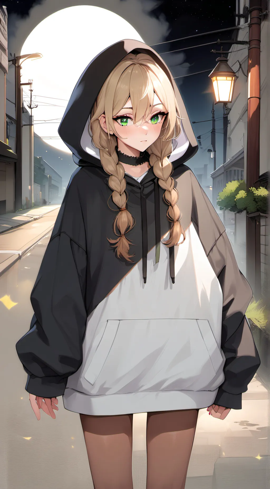 ai character: Autumn background