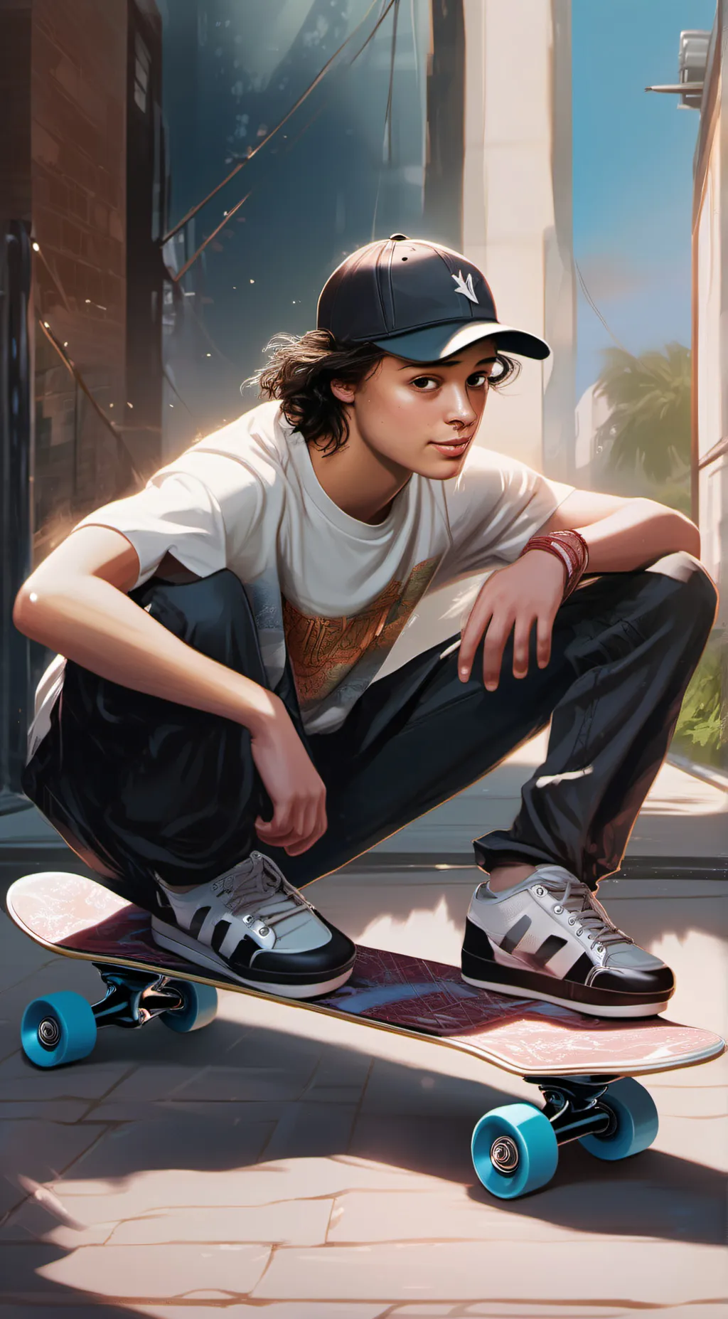 ai character: 👦 Sk8er Boi 🛹  background