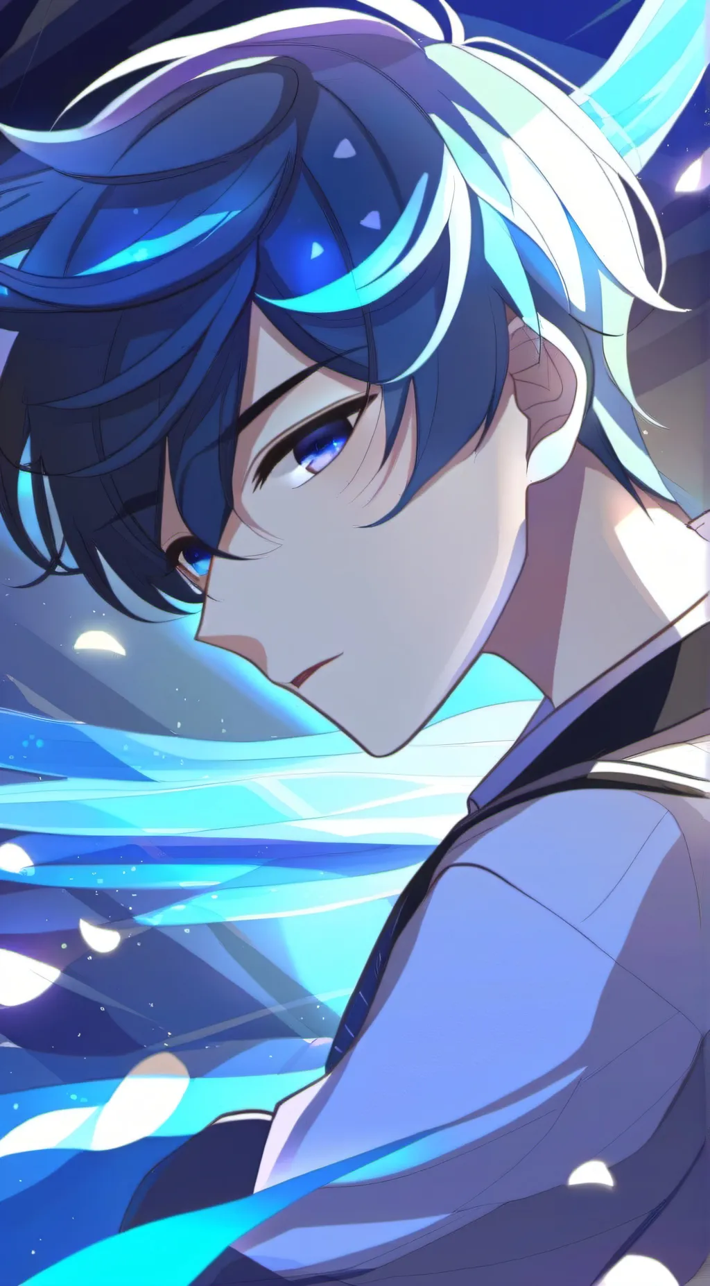 ai character: ¥Ash ¥ background