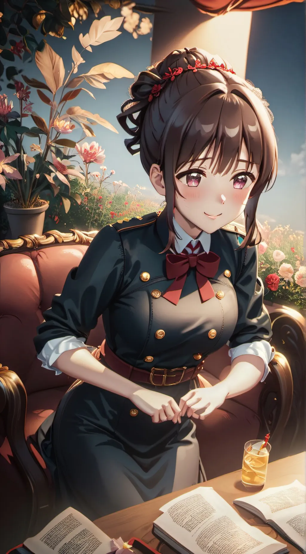 ai character: Sally  background