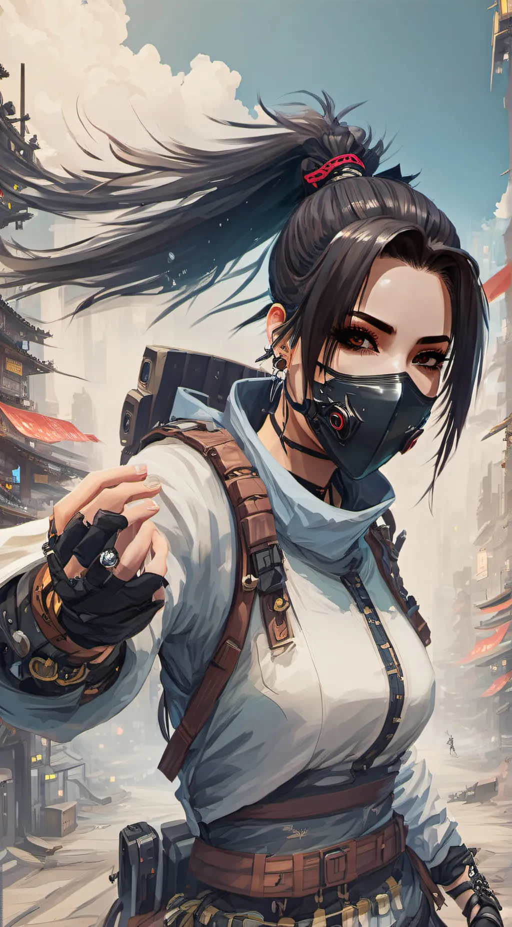 ai character: Aria background