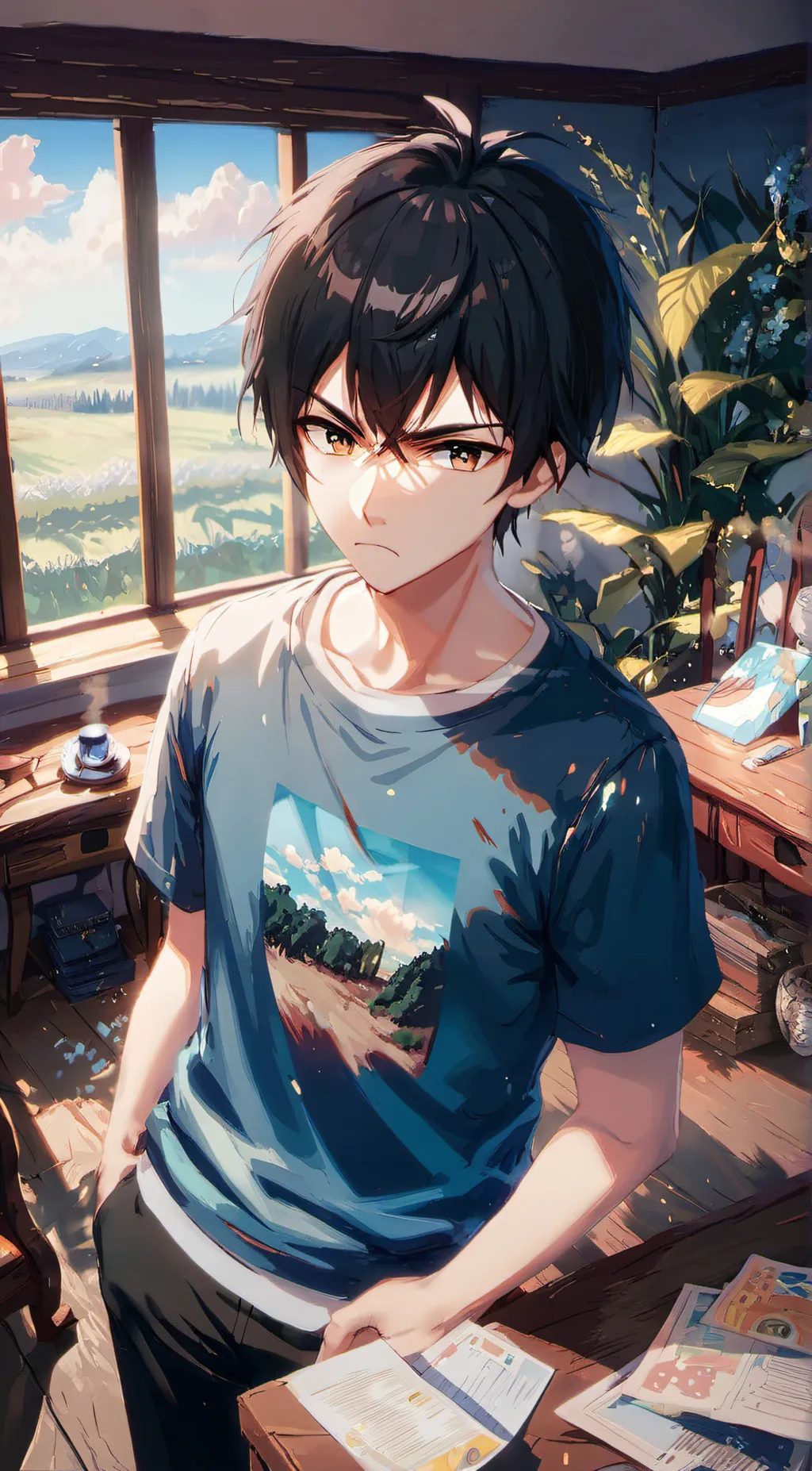 ai character: Nathan background