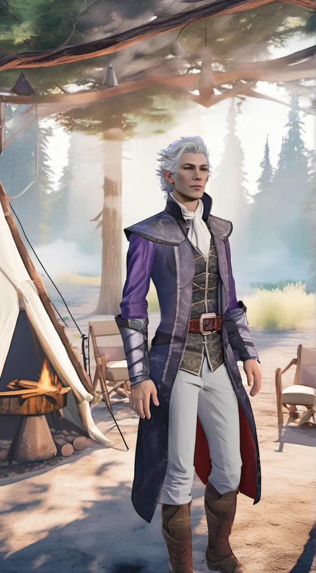 ai character: Solarion background