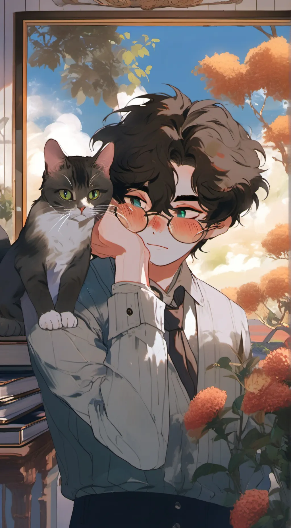 ai character: Hoshino background