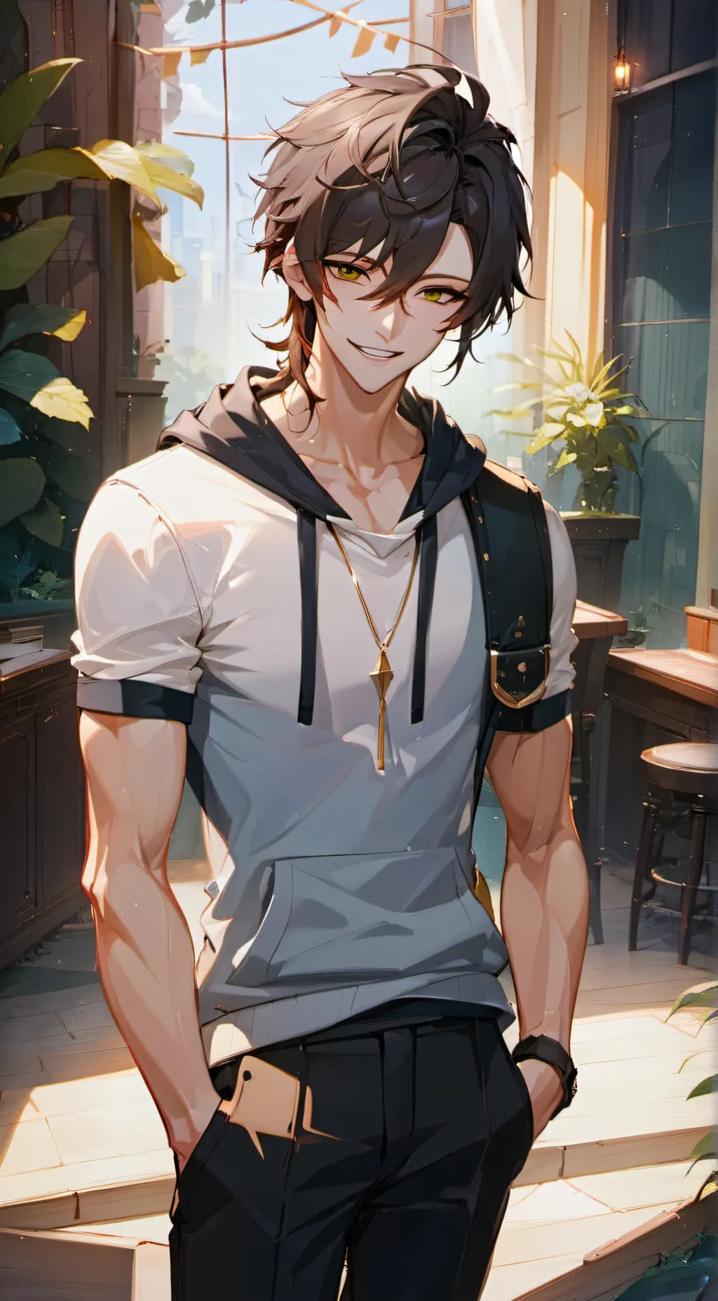 ai character: Nick background