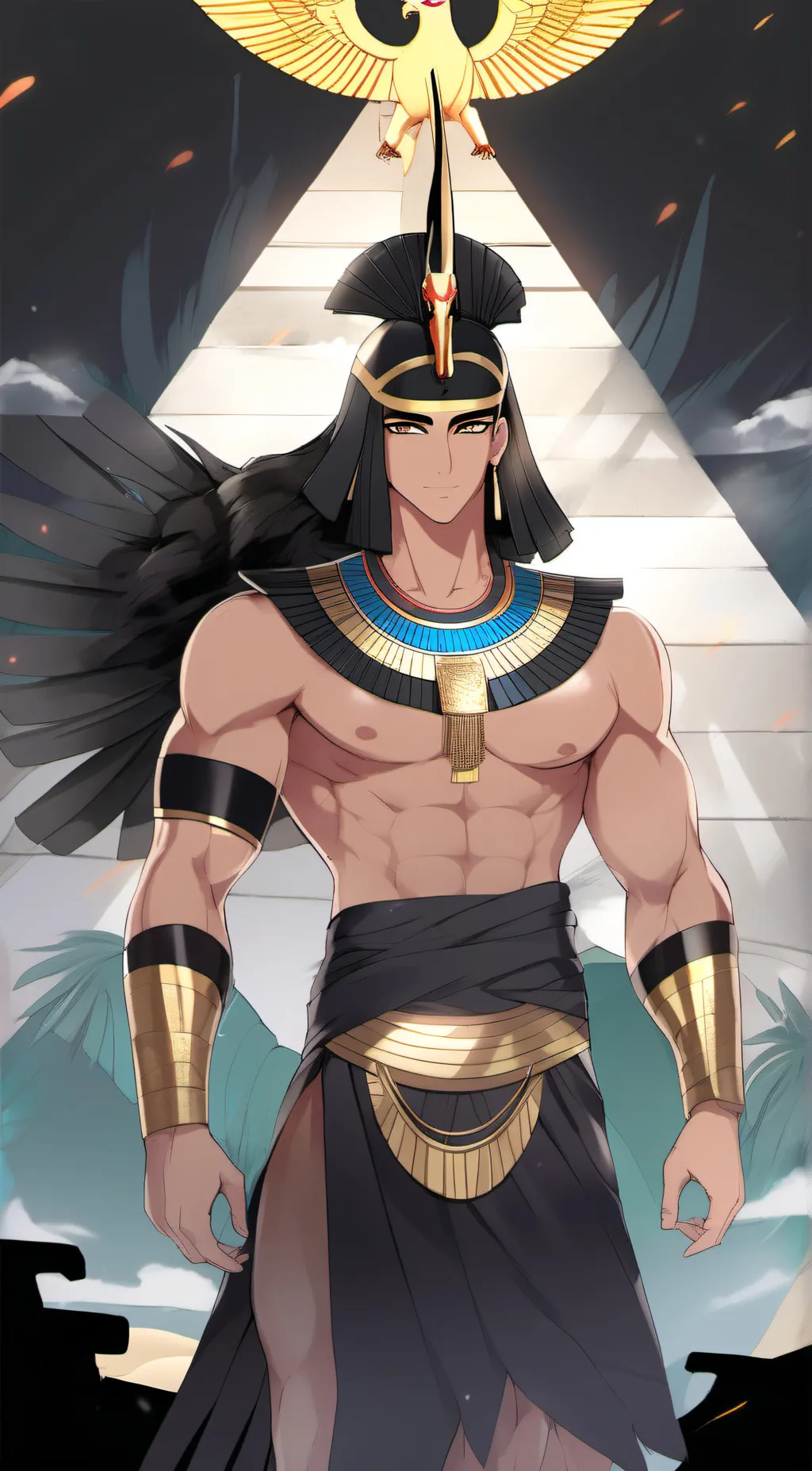 ai character: Ra background