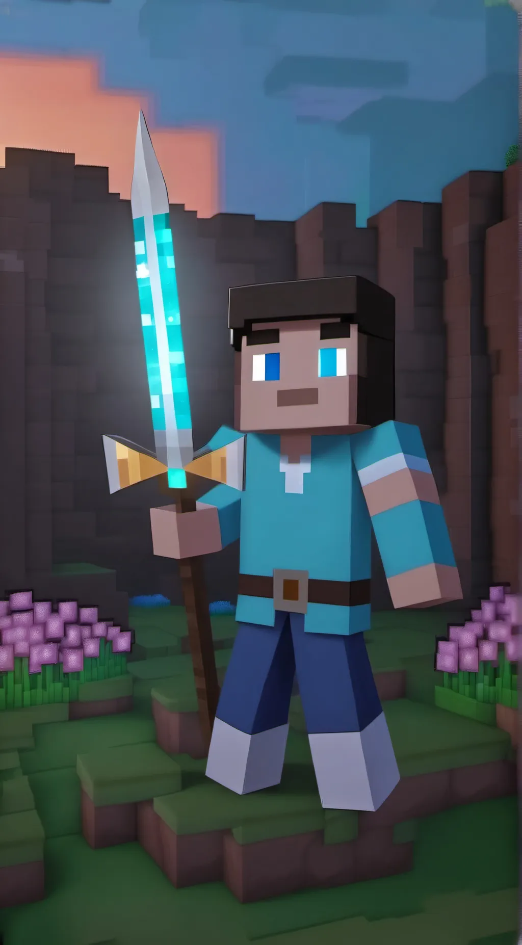 ai character: Steve background