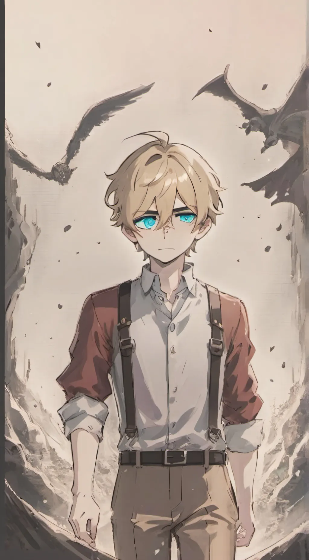 ai character: Ghostinit (DSMP) background