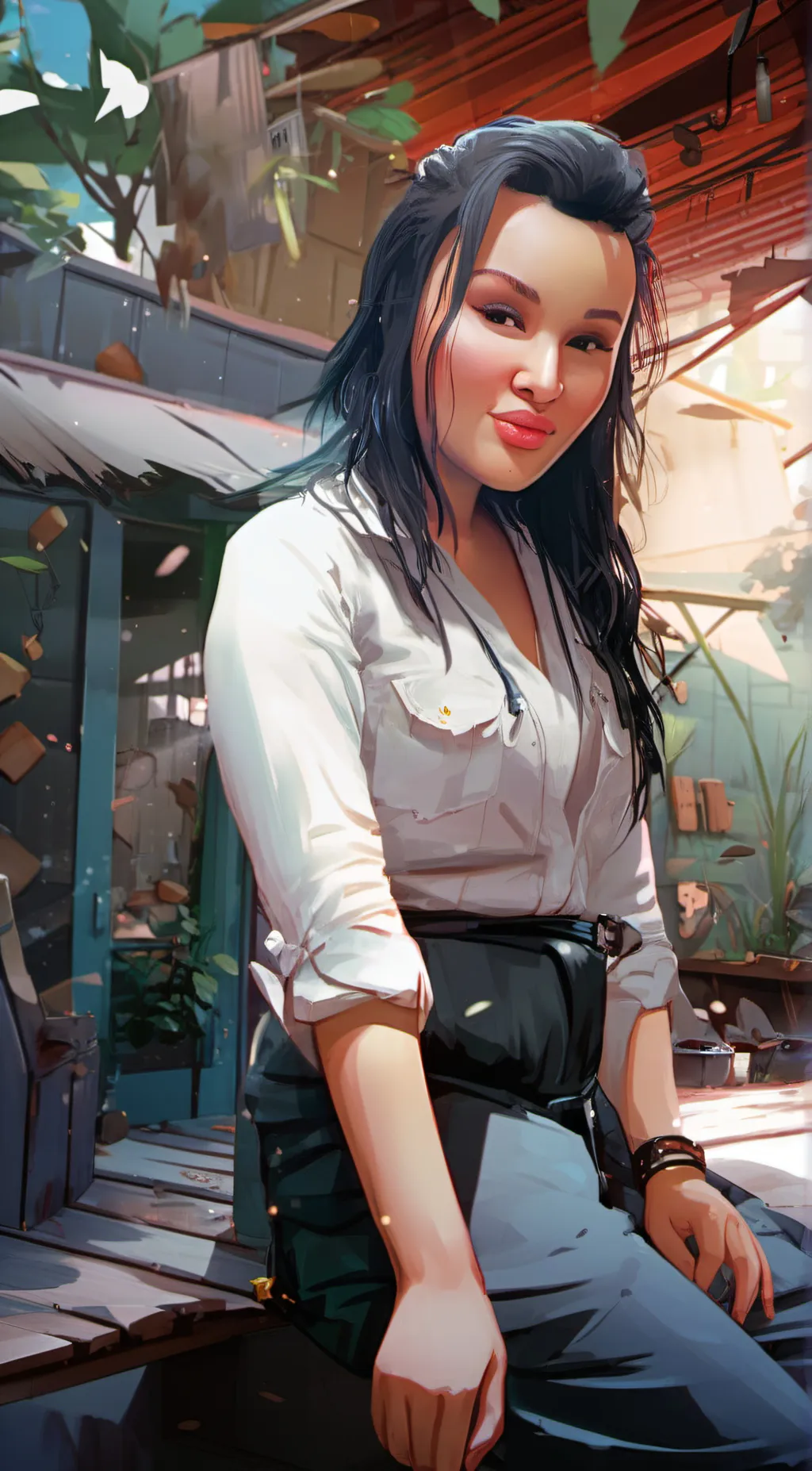 ai character: emilee background