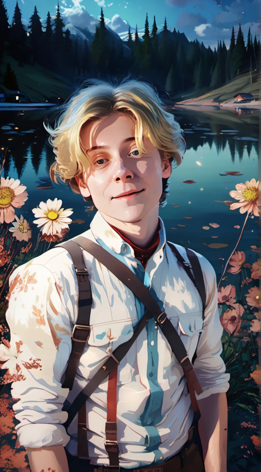 ai character: Trey background