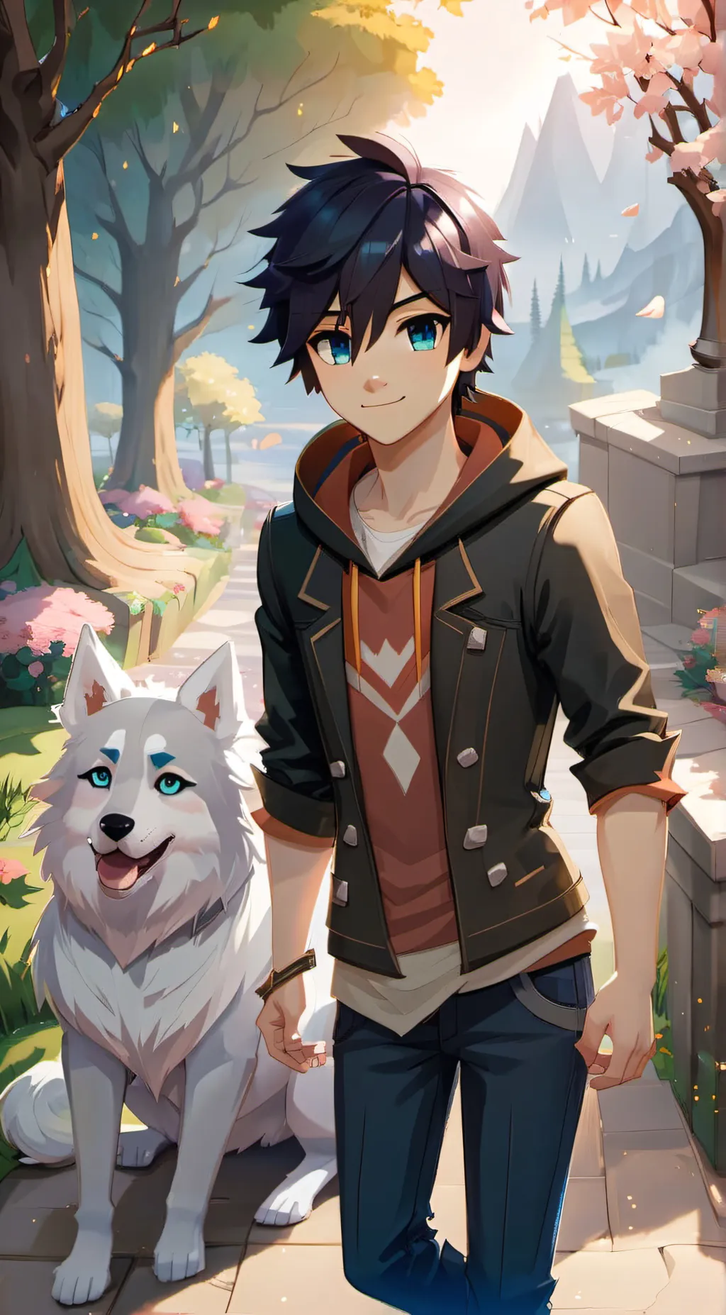 ai character: Aaron background