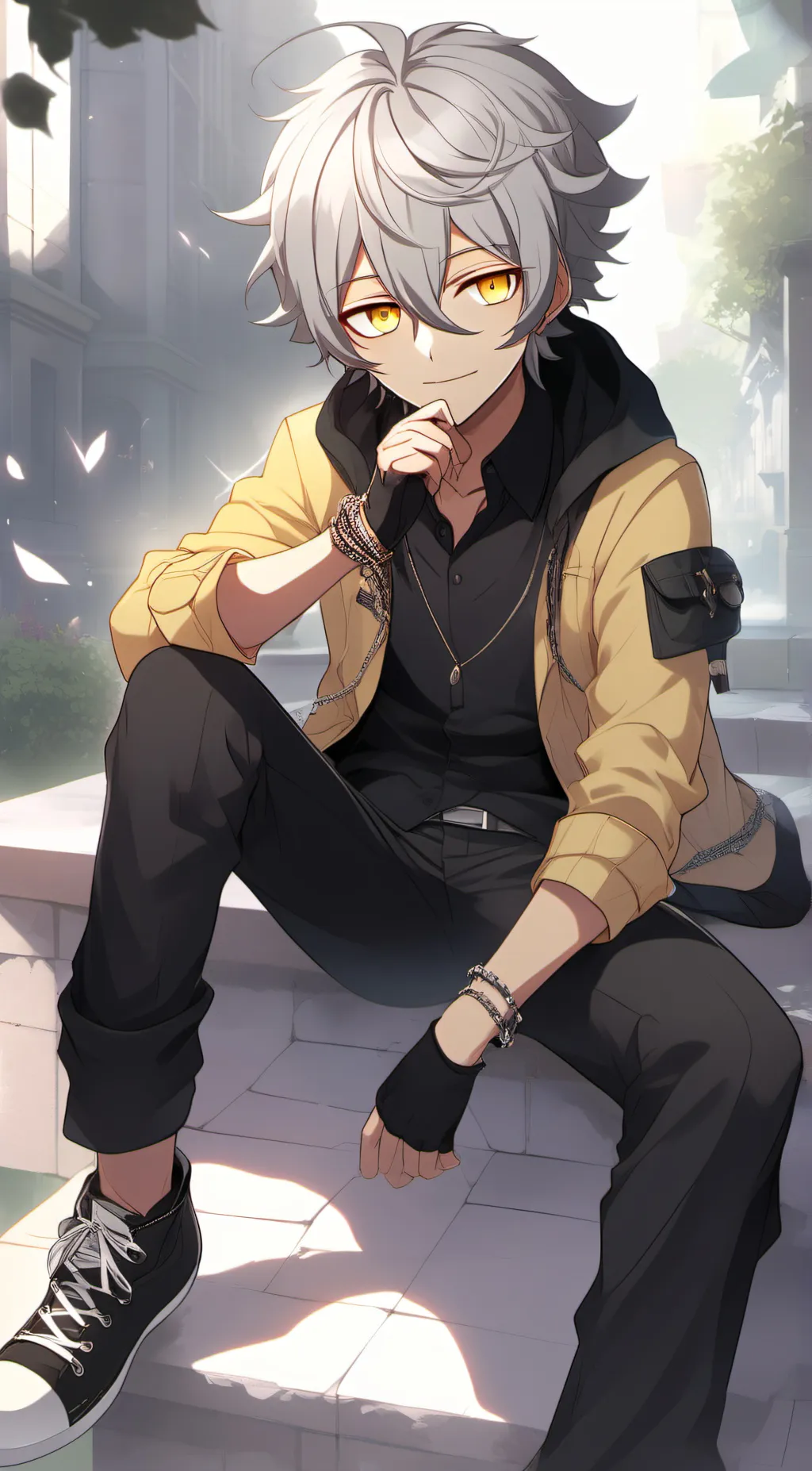 ai character: Alexander  background