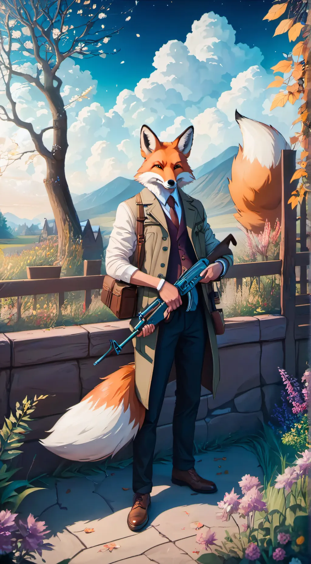 ai character: Lan background