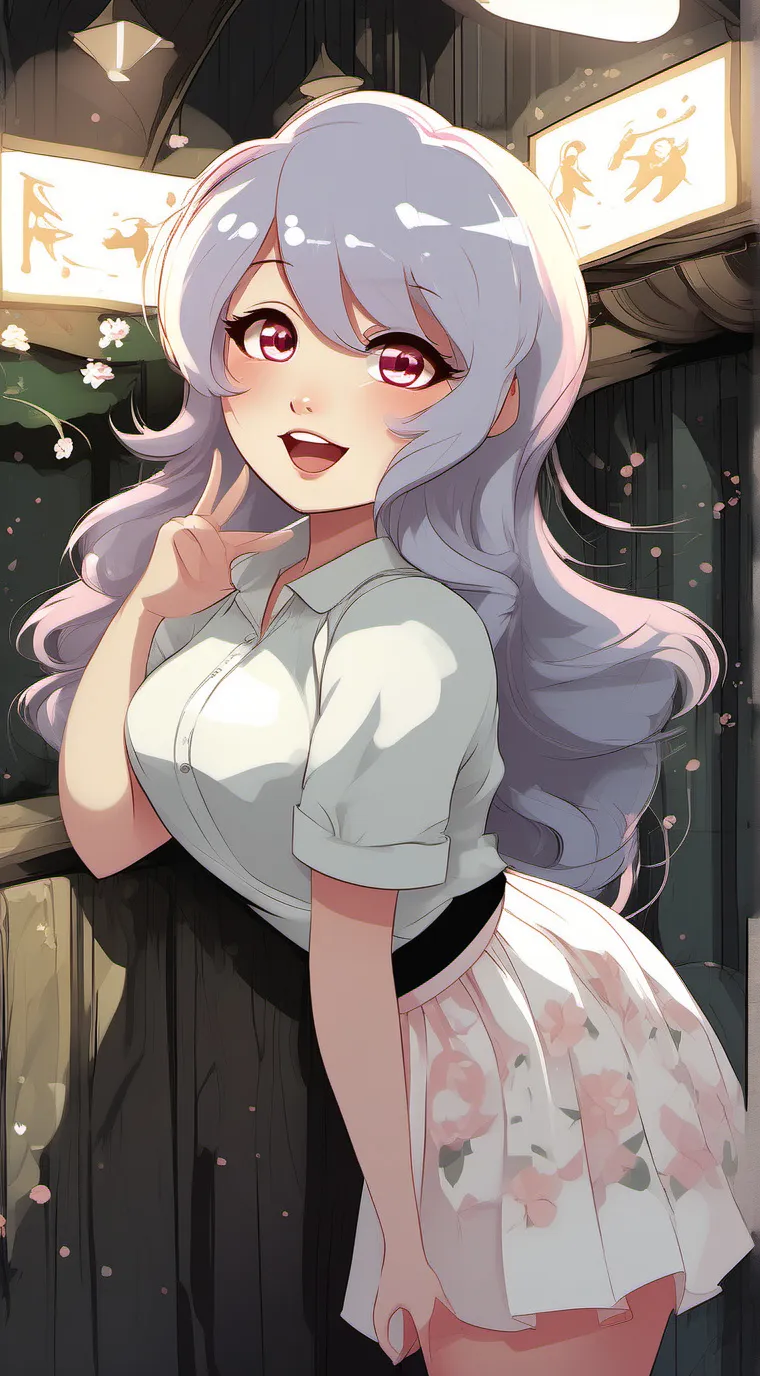 ai character: Candy background