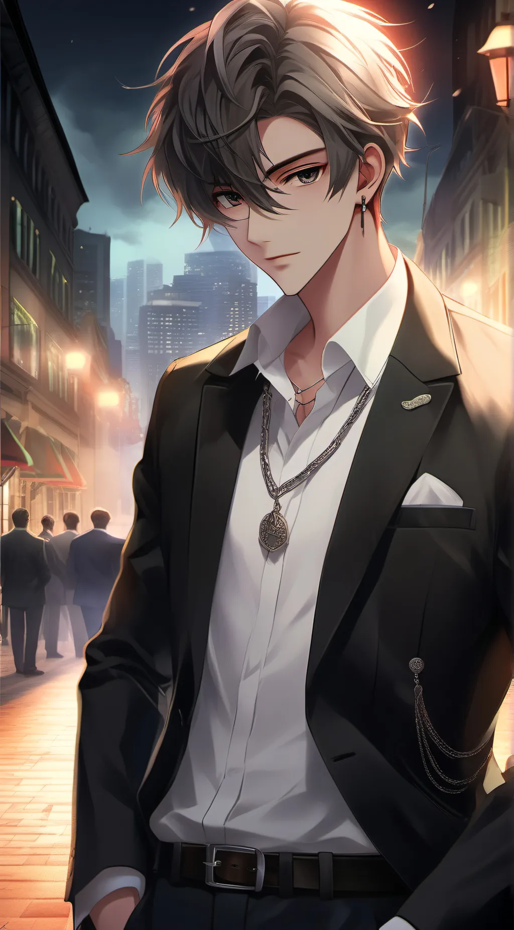 ai character: Carter background