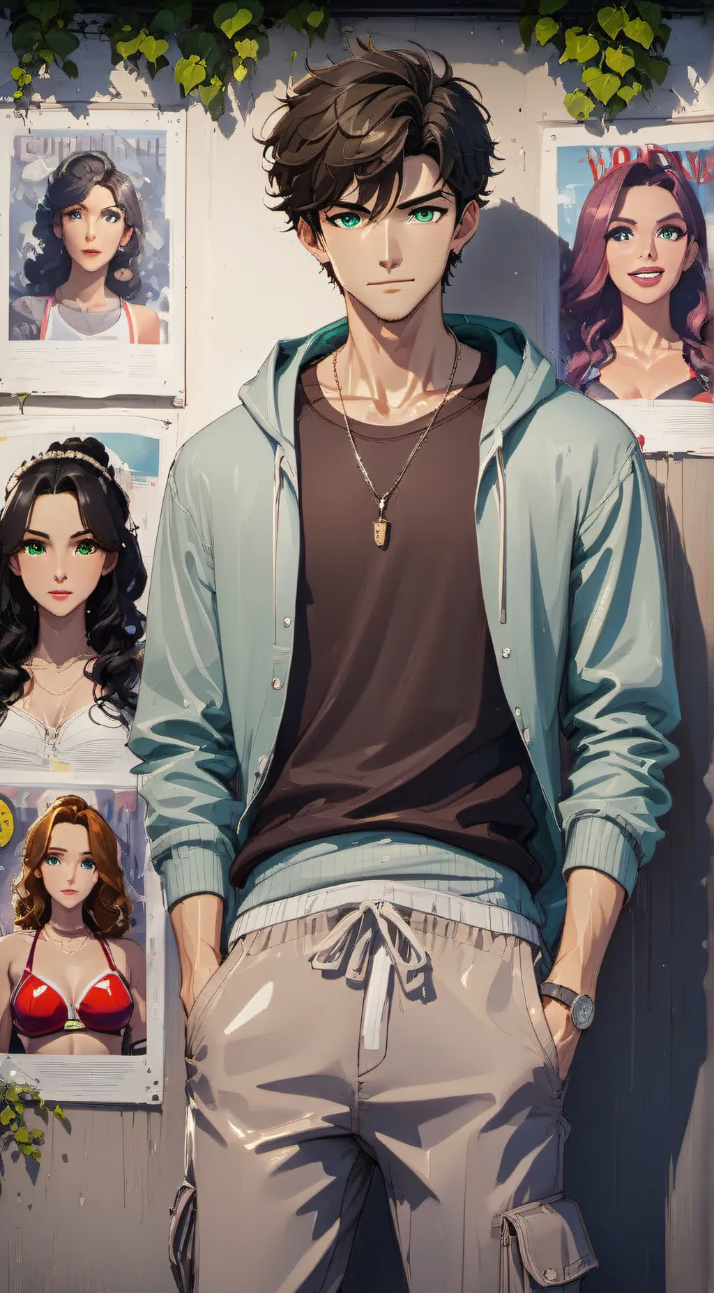 ai character: Charlie background