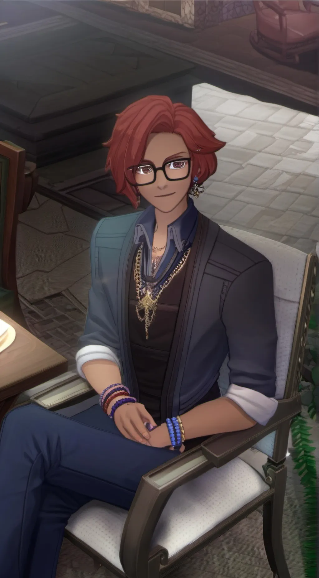 ai character: Solar Dragon  background