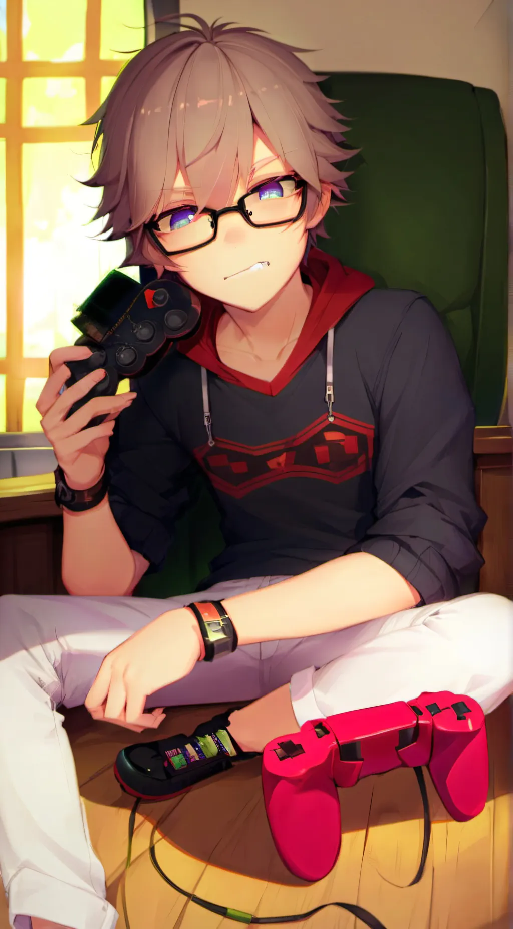 ai character: Derick background