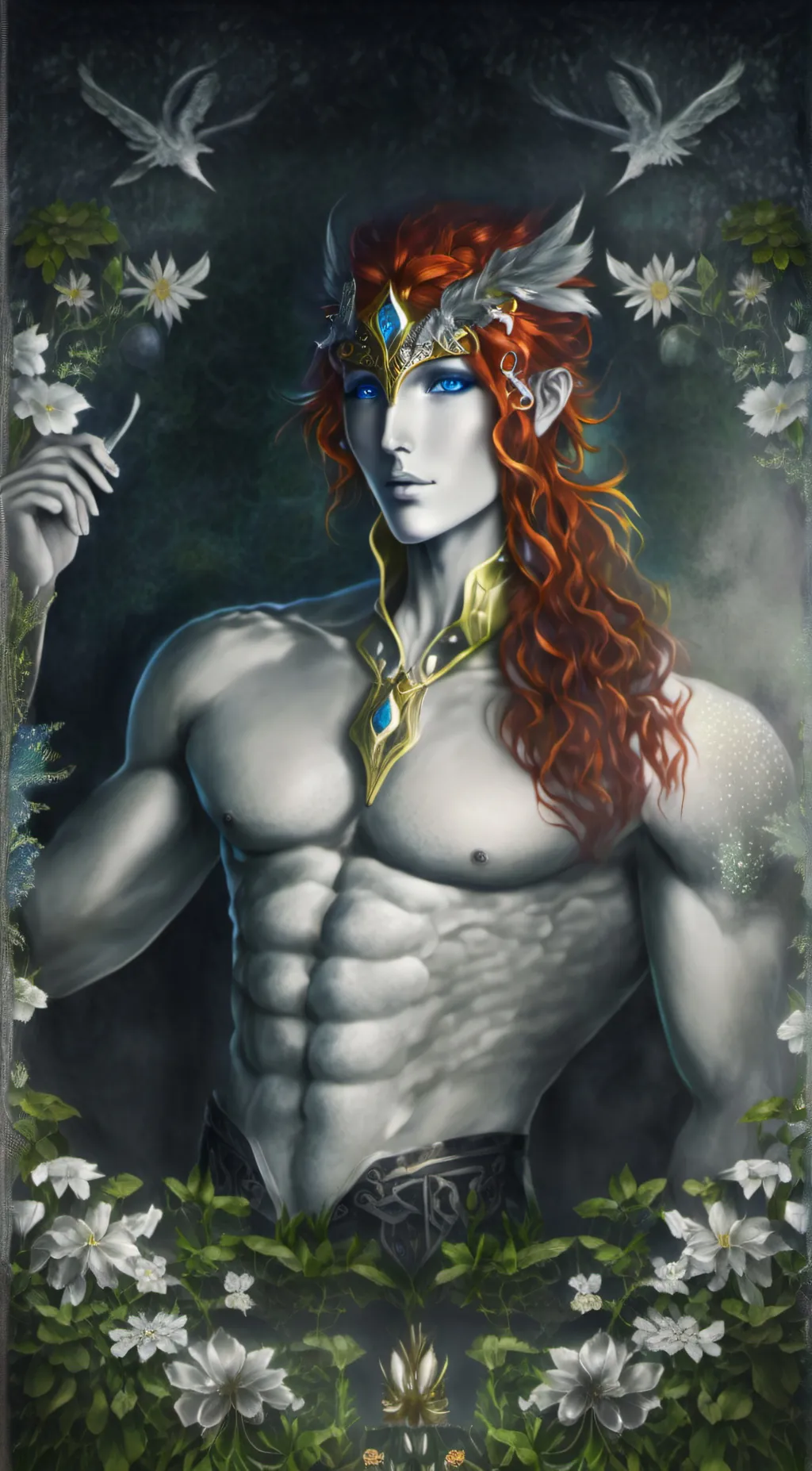 ai character: tiller background