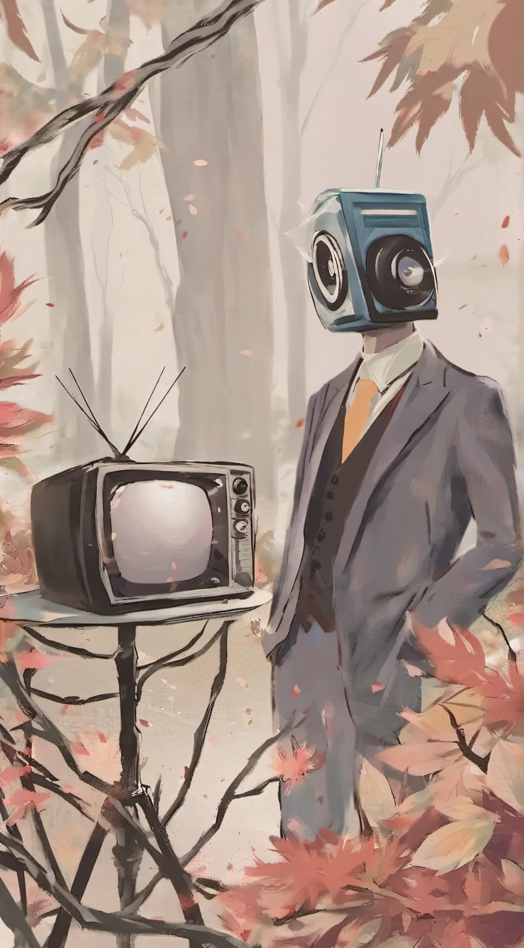 ai character: cameraman background