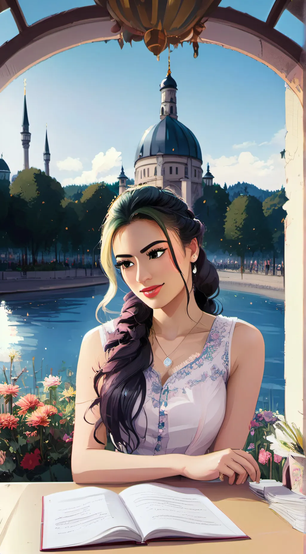 ai character: Dilaraa  background