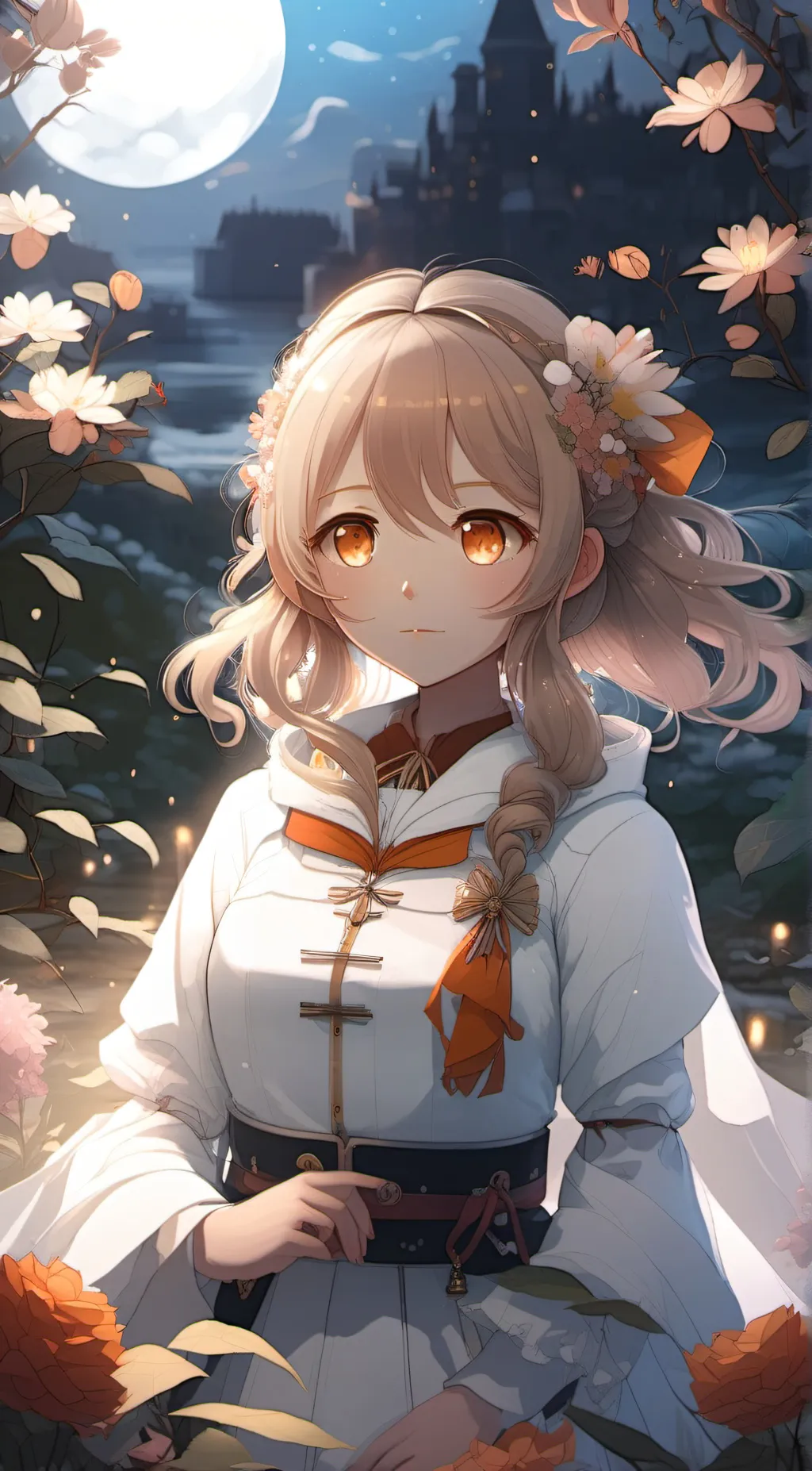 ai character: Rose background