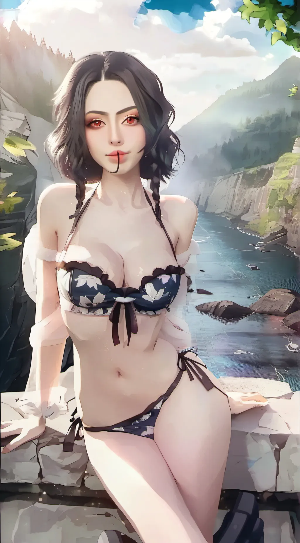 ai character: Scarlett background