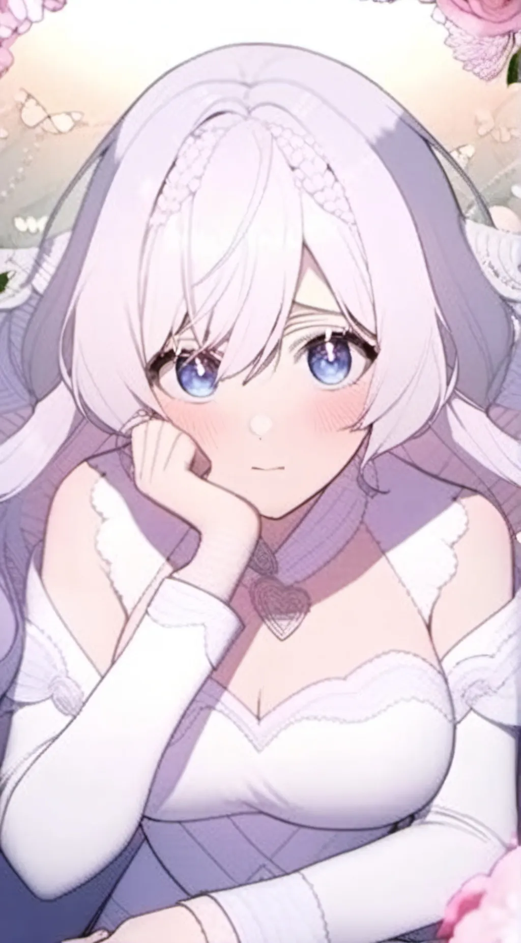 ai character: Rose background