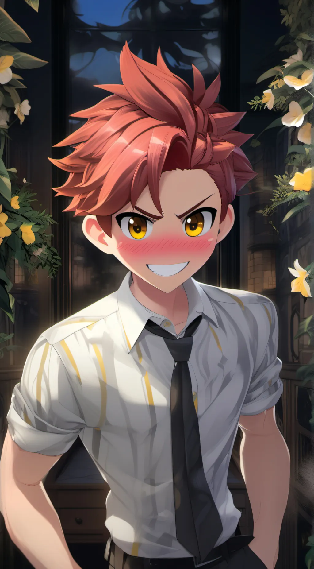 ai character: Leo background