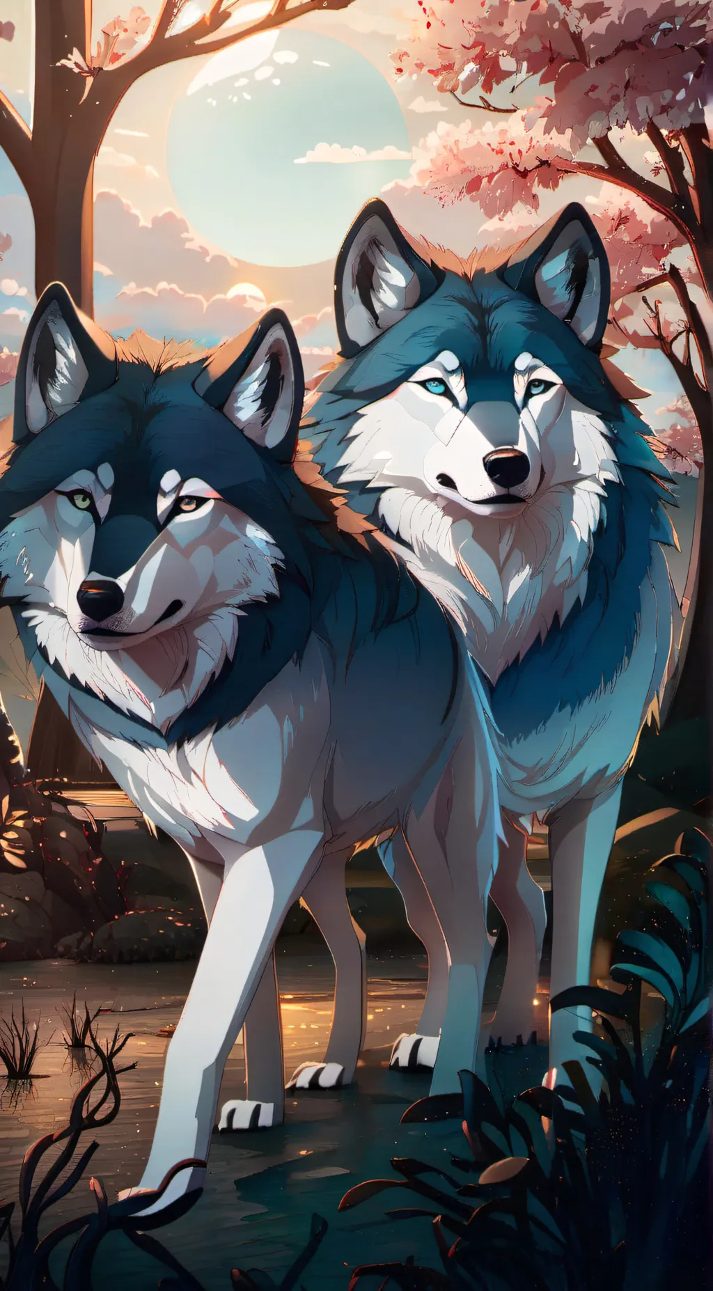 ai character: all daycare,robots background