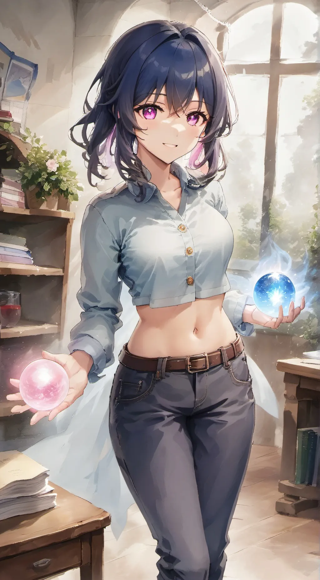 ai character: Rose  background