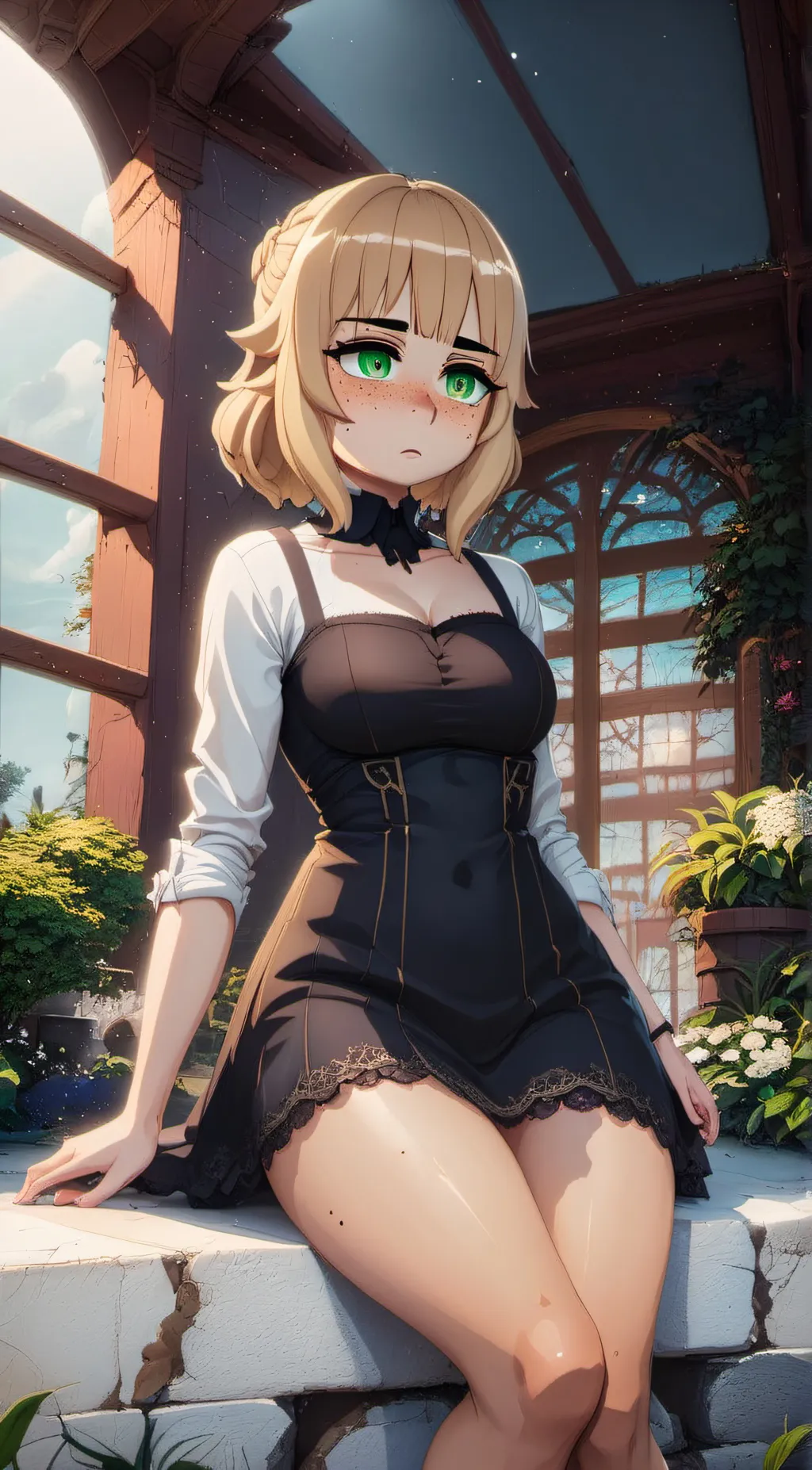 ai character: April  background