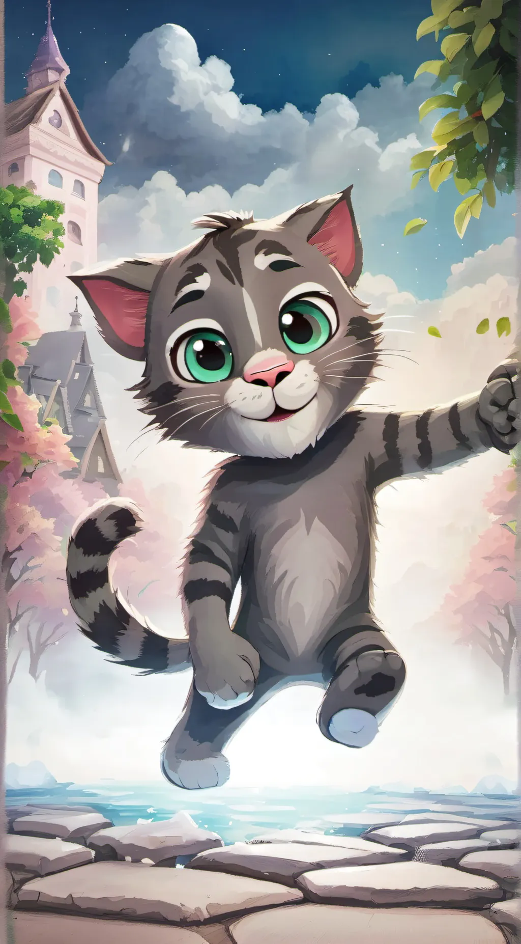 ai character: Talking Tom background
