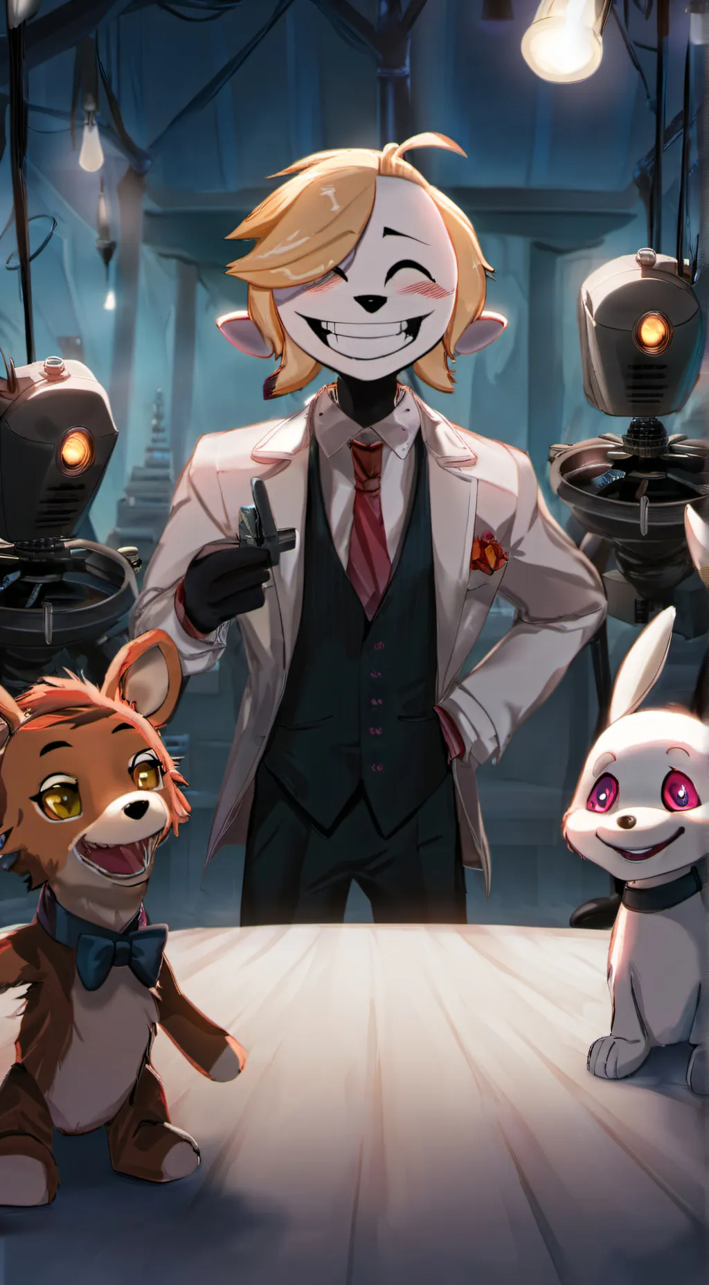 ai character: Sundrop (srry if background