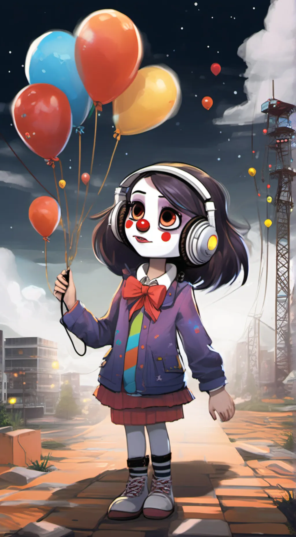 ai character: Pomni 🥰 (TADC)  background