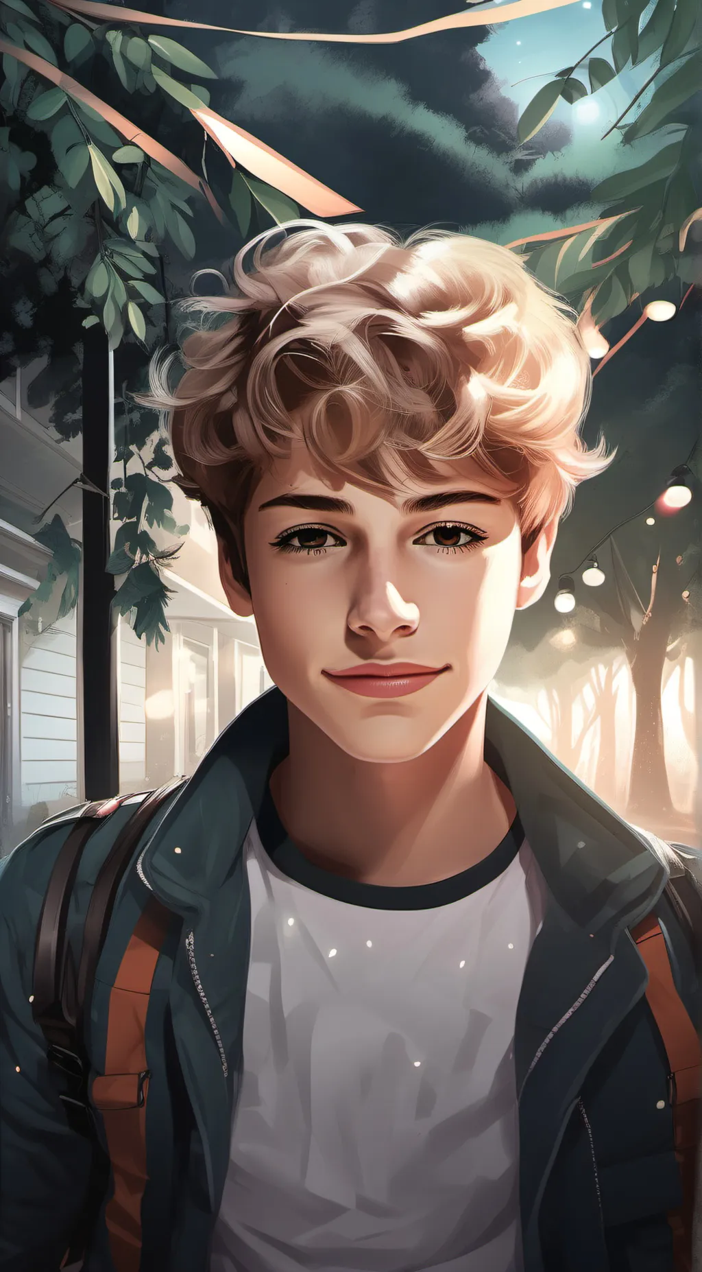 ai character: Avery  background