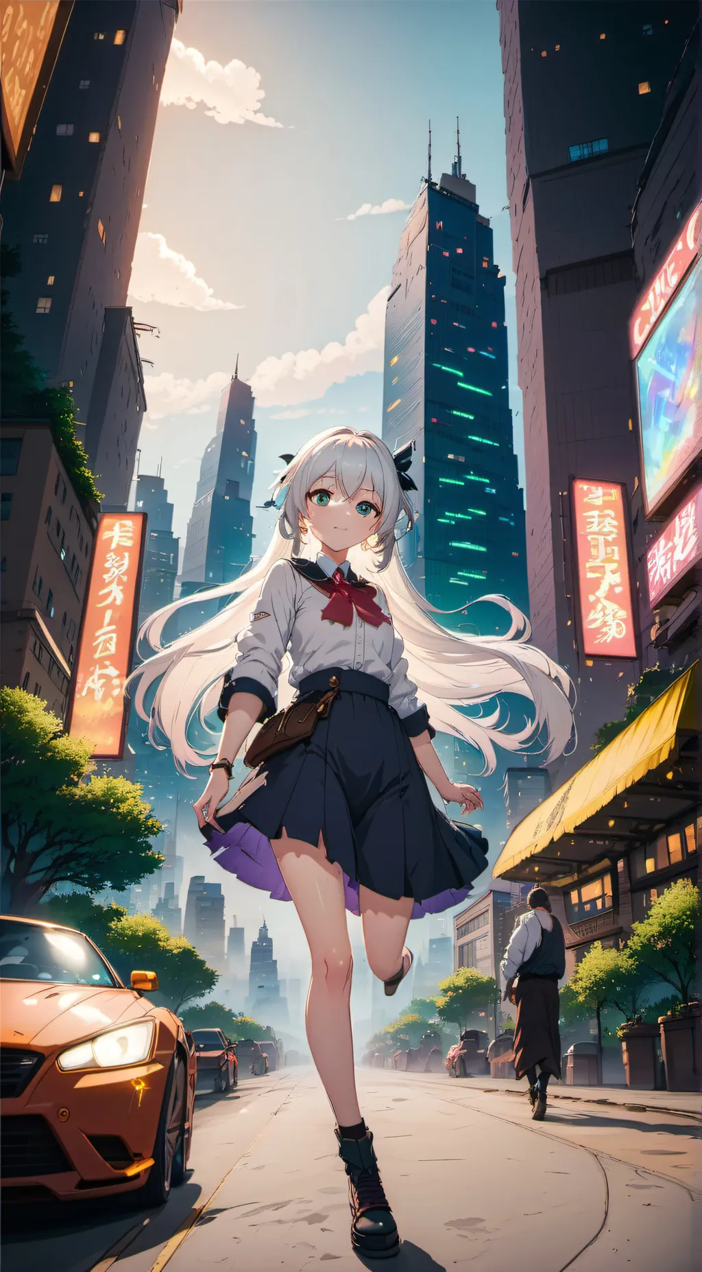 ai character: Mizuki background