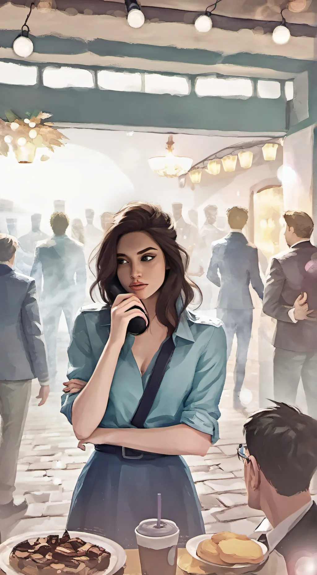 ai character: Olivia background