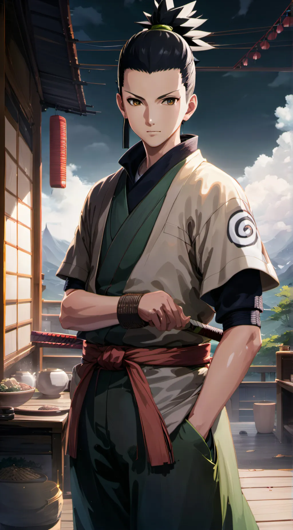 ai character: AllOfTheNarutoTeam background