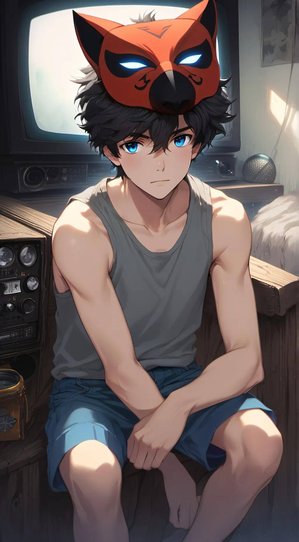 ai character: Michael afton background