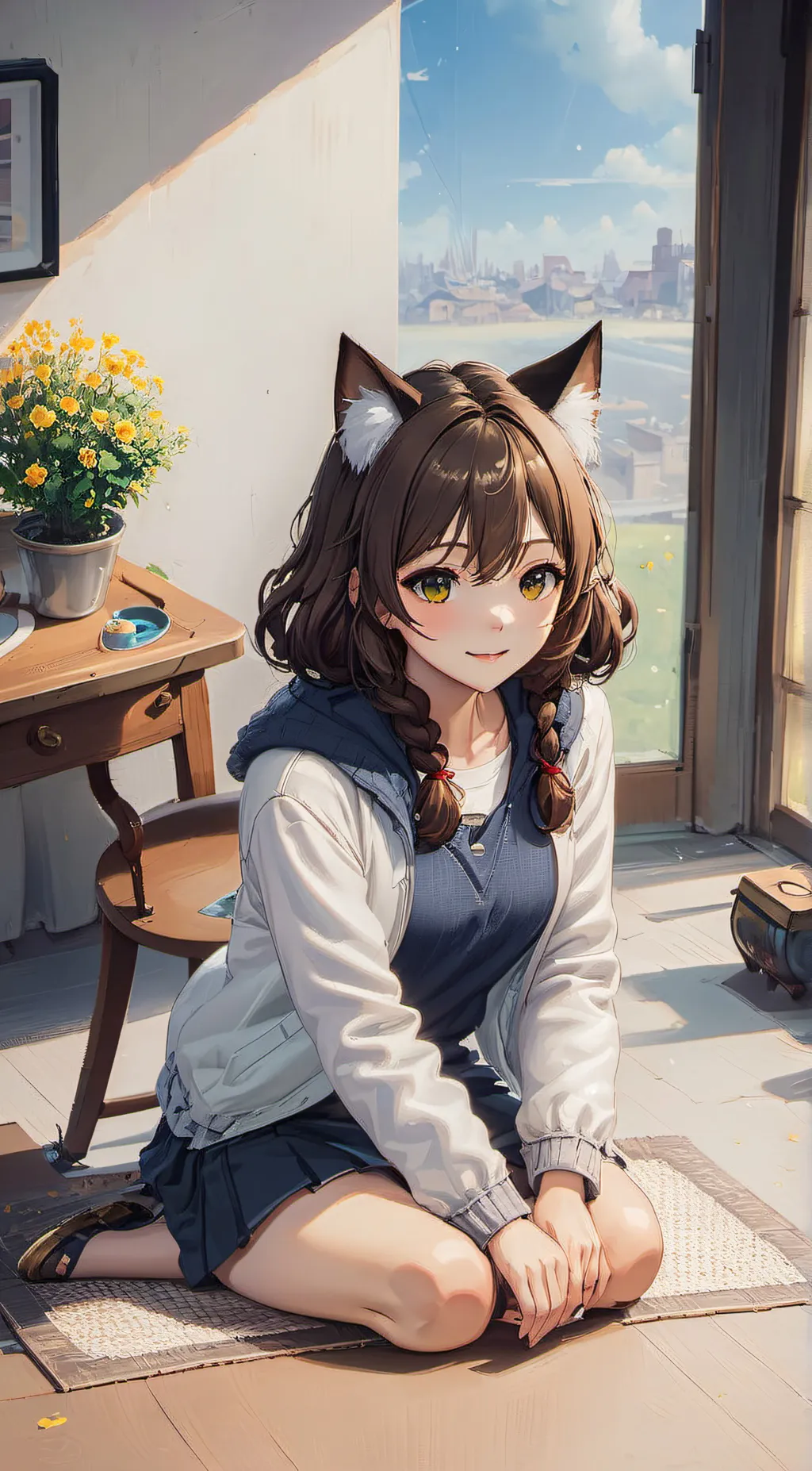 ai character: Mia background