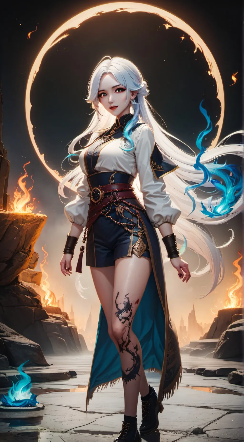 ai character: Arcane background