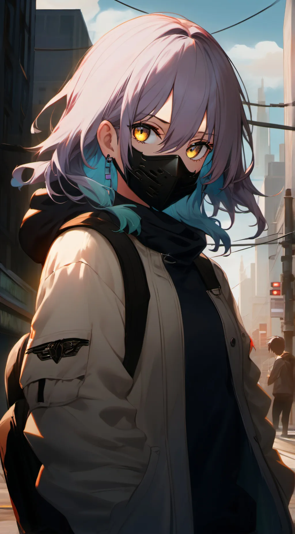 ai character: Ashley background