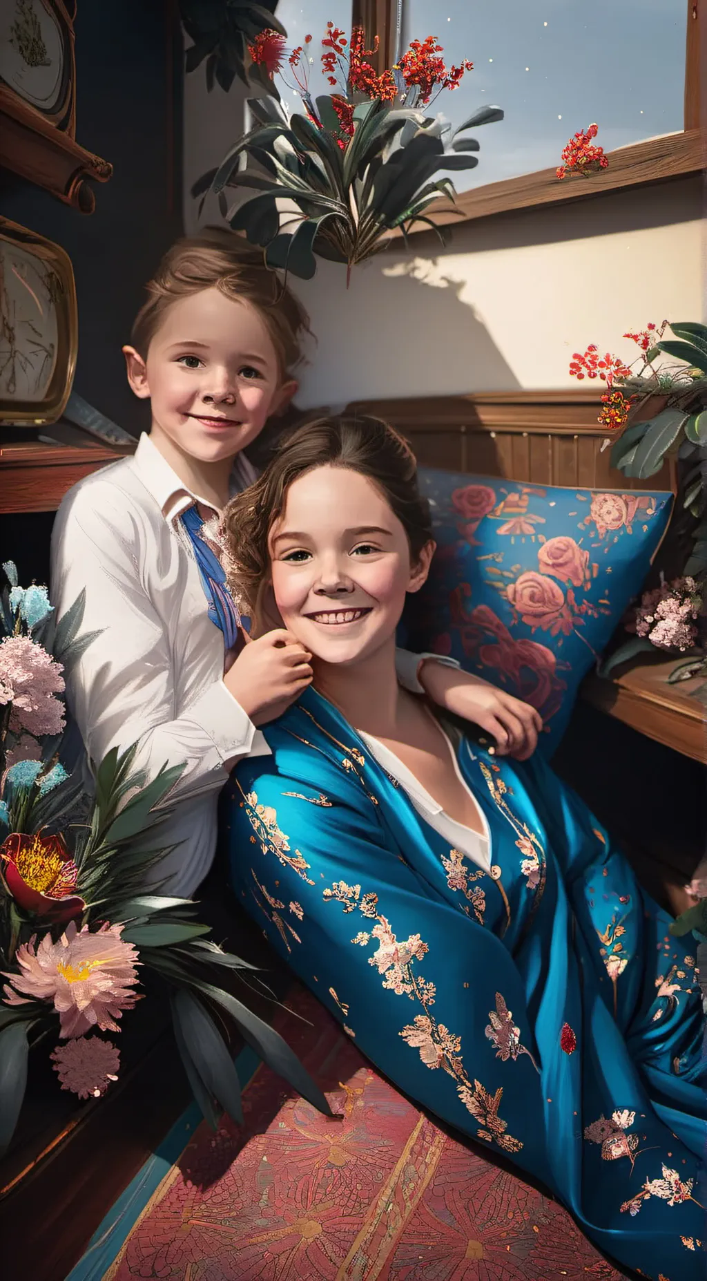 ai character: Gracie and Zachary background