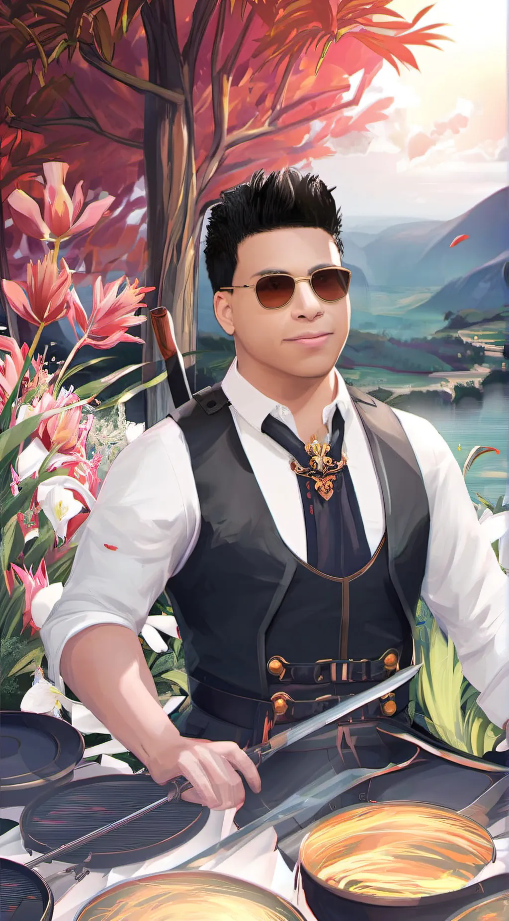 ai character: Felix lopez background