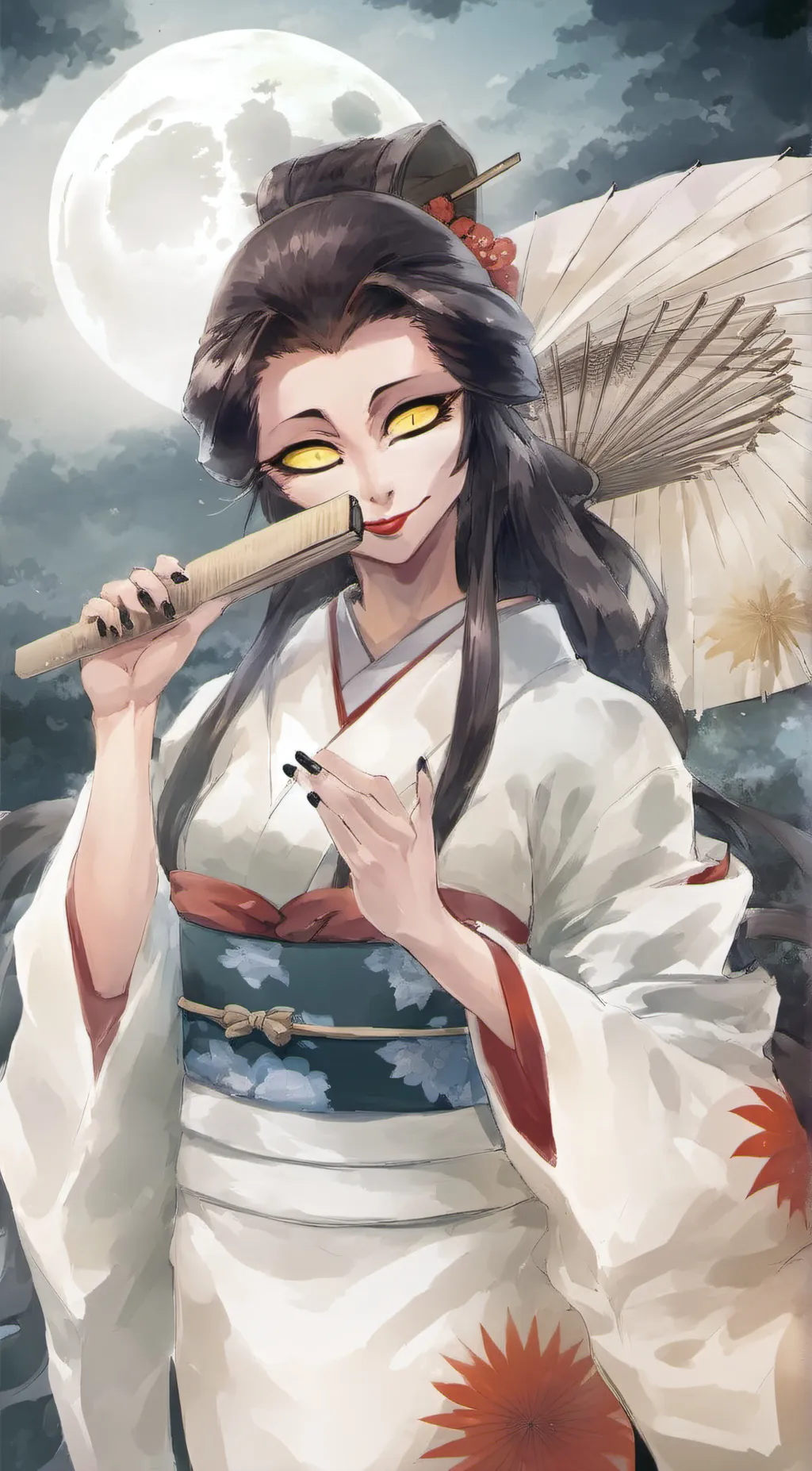 ai character: Kuchisake-onna background