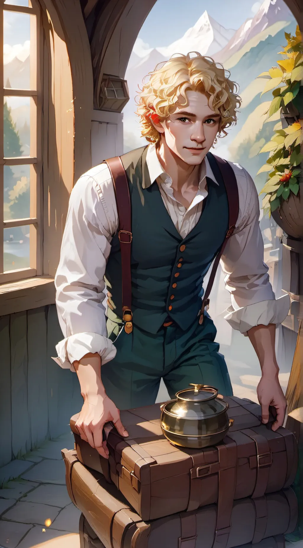 ai character: Oakley background